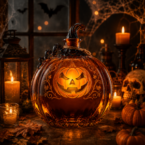 Halloween Pumpkin Whiskey Decanter 