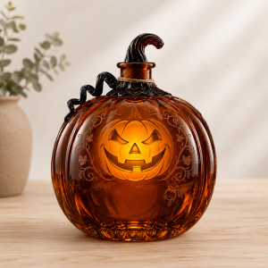 Halloween Pumpkin Whiskey Decanter 
