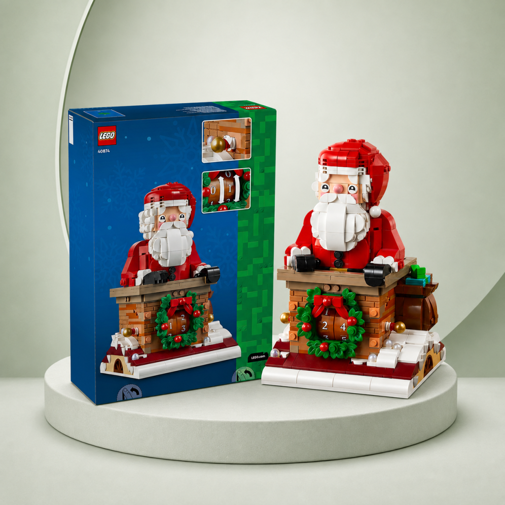 ChatGPT Image Sep 1, 2026, 03_57_54 PM LEGO Santa's Holiday Countdown Chimney Christmas Building Set