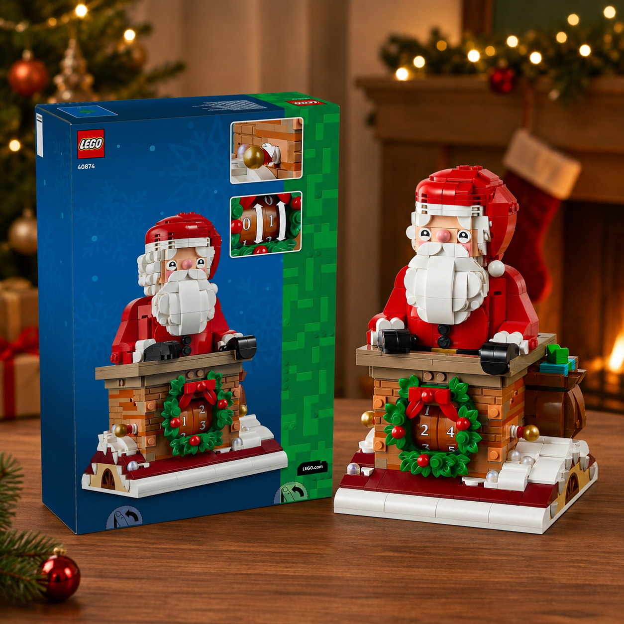 ChatGPT Image Sep 1, 2026, 03_56_08 PM (3) LEGO Santa’s Holiday Countdown Chimney Christmas Building Set