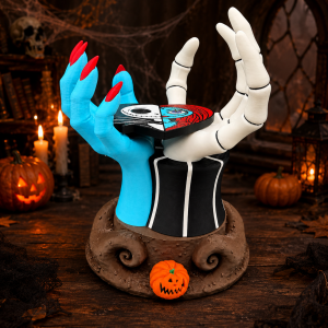 Halloween Spooky Hand Candle Holder Gothic Pumpkin Jar Stand