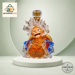 One Piece Monkey D Luffy Gear 5 Crystal Decanter 27th Anniversary Edition