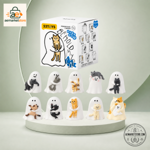 52Toys Behold My Cat Blind Box Figure Cute Ghost Cat Collectible Toy