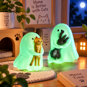 52Toys Behold My Cat Blind Box Figure Cute Ghost Cat Collectible Toy