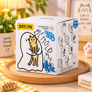 52Toys Behold My Cat Blind Box Figure Cute Ghost Cat Collectible Toy
