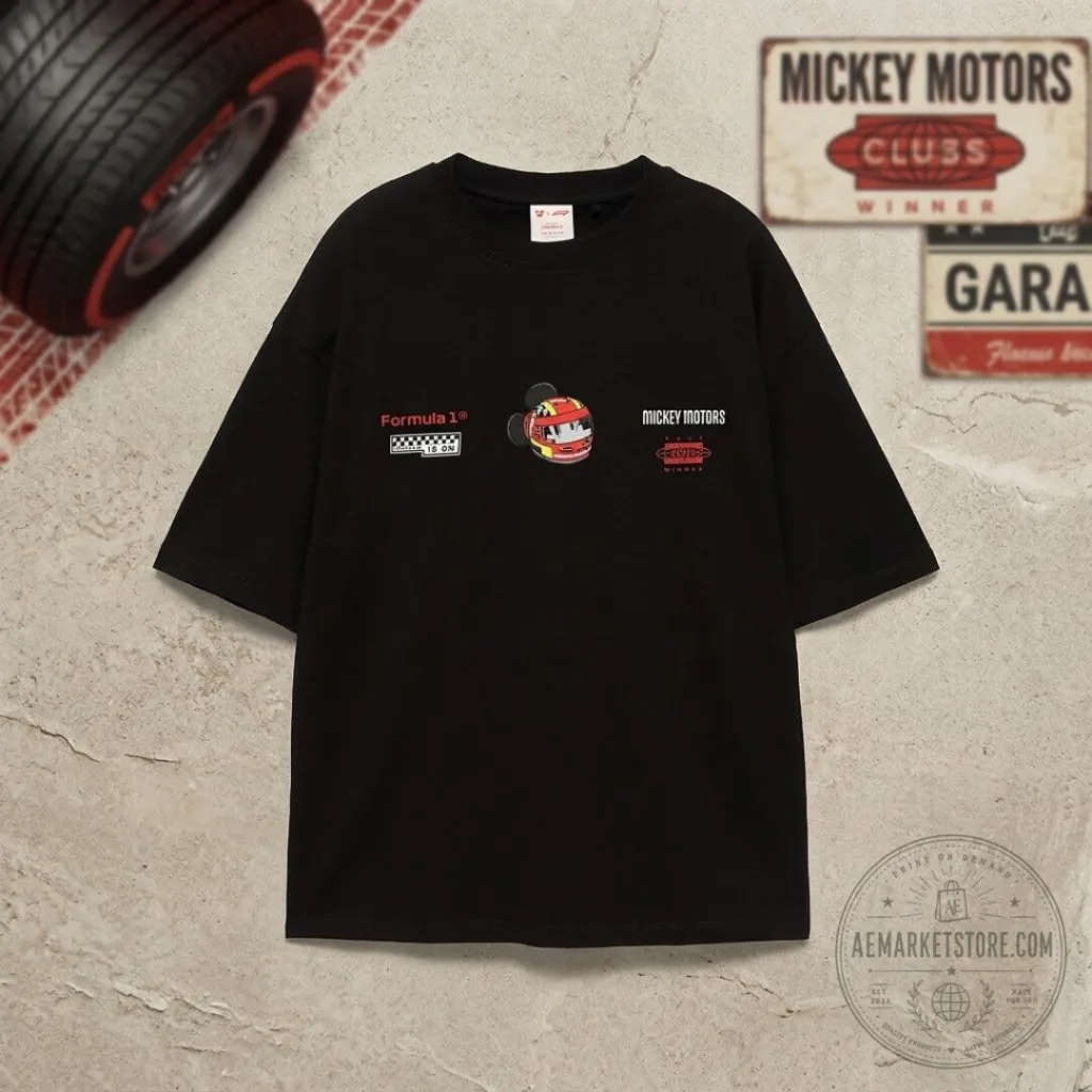Pull&Bear Disney x F1 Mickey Mouse Formula 1 T Shirt