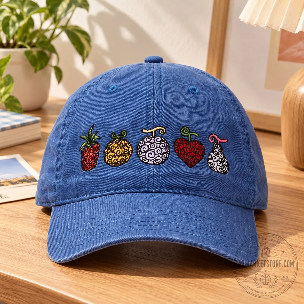 Devil Fruit Ball Cap Blue Anime