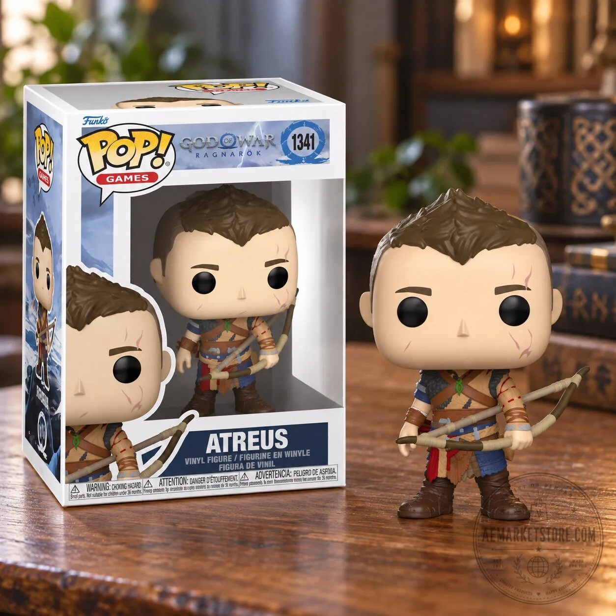 Funko Pop Games God of War Ragnarok Atreus Vinyl Figure 1341 Collectible Toy