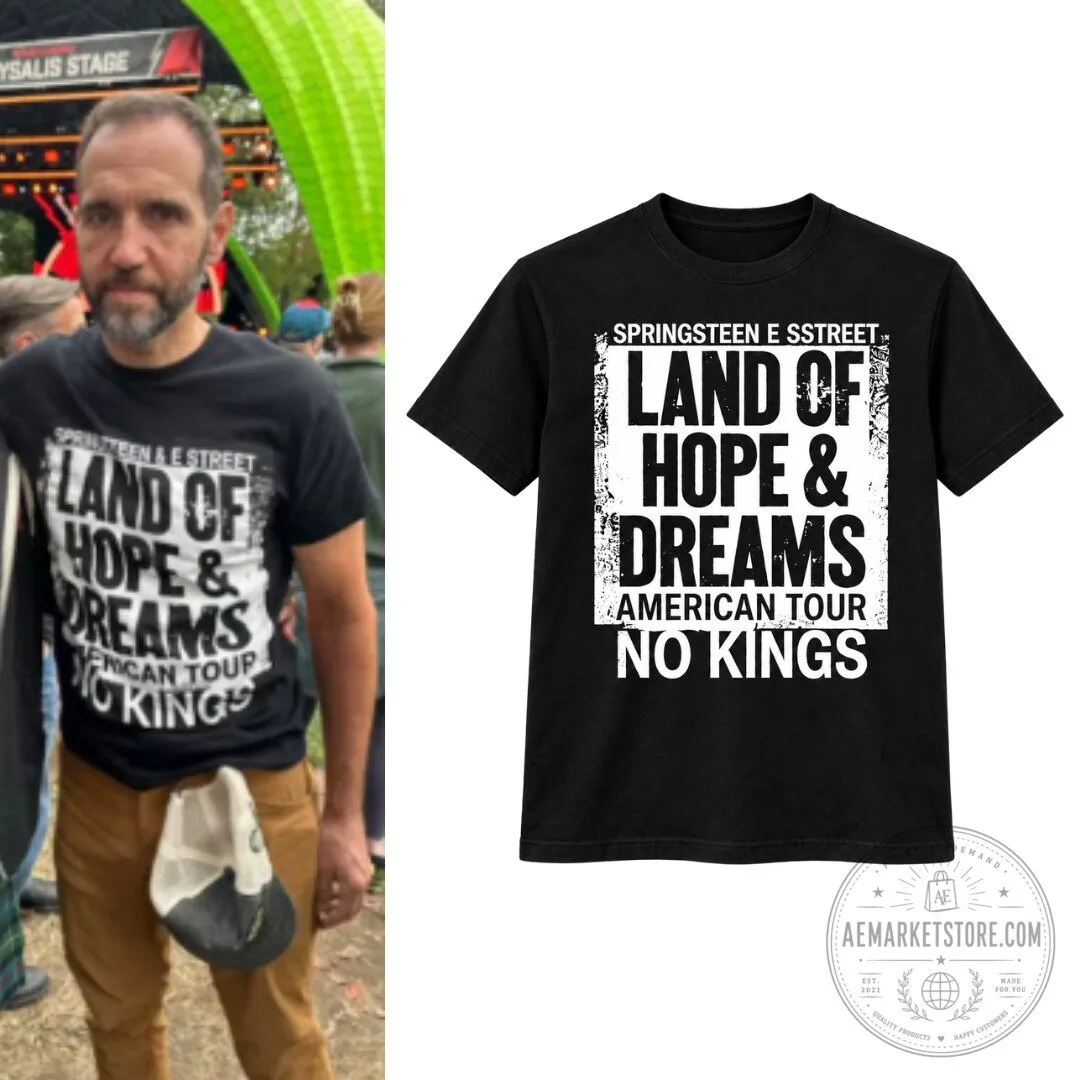 Jack Smith T-shirt Bruce Springsteen Land of Hope And Dreams No Kings