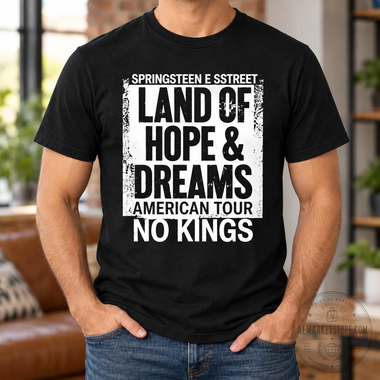 Jack Smith T-shirt Bruce Springsteen Land of Hope And Dreams No Kings 9 Jack Smith T-shirt Bruce Springsteen Land of Hope And Dreams No Kings