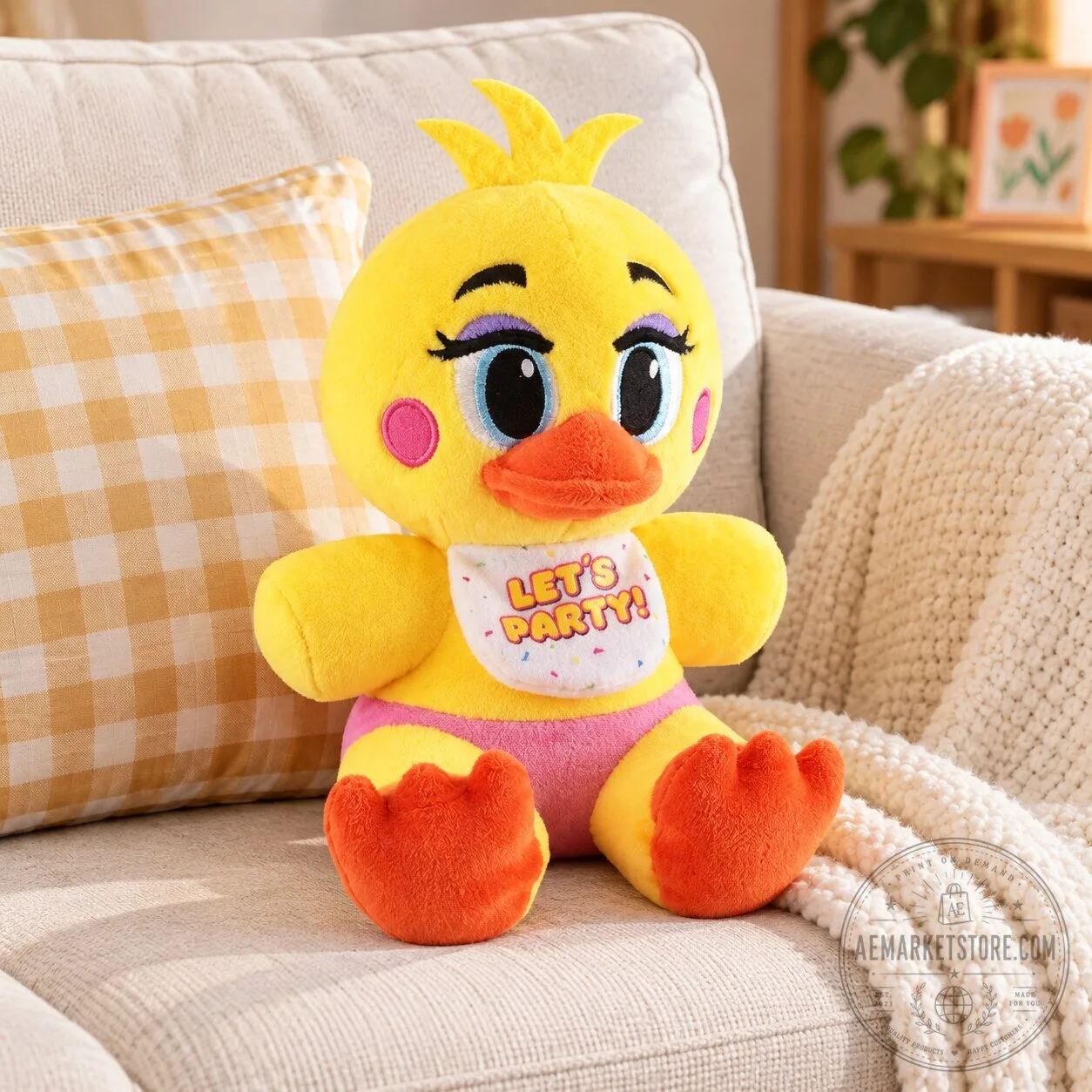 Toy Chica Plush Five Nights At Freddys Stuffed Animal Toy