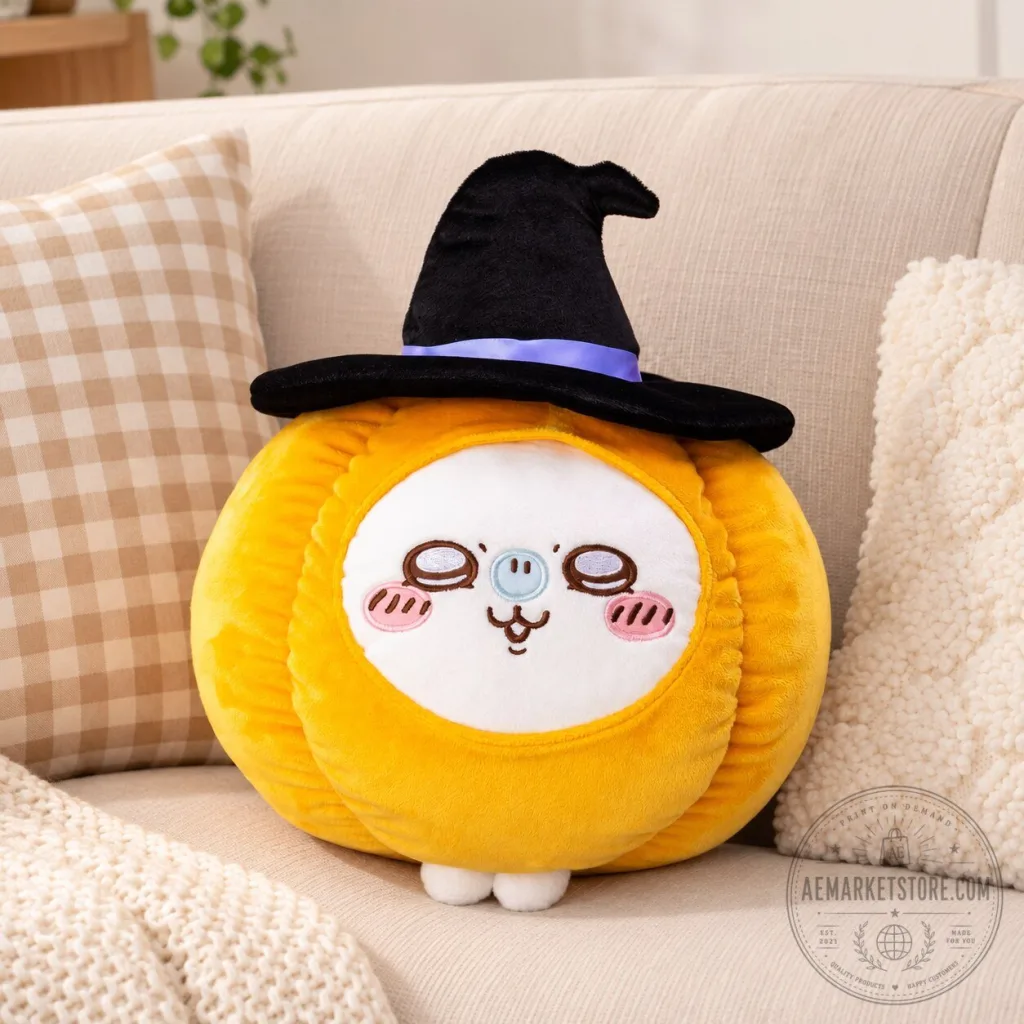 "Chiikawa Pumpkin Plush: Limited Edition Halloween Collectible for 2023" 14 Chiikawa Pumpkin Big Plush Halloween Limited Edition