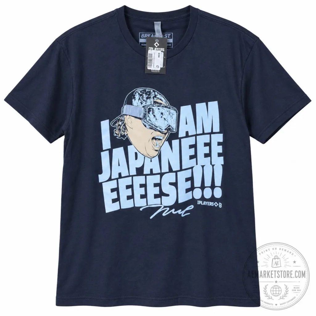 "Top Trending Products: Viral T-Shirts, Hats, Collectibles, and More" 8 Munetaka Murakami I Am Japanese Viral Meme Baseball T Shirt