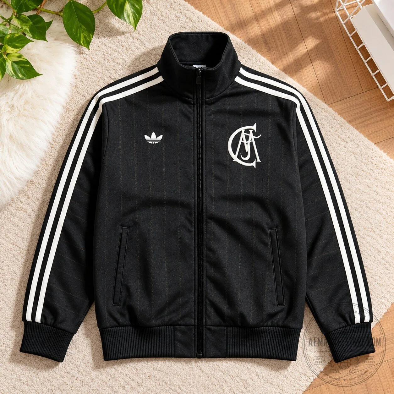 Real Madrid 2026/27 125th Anniversary Black Track Jacket Full Zip