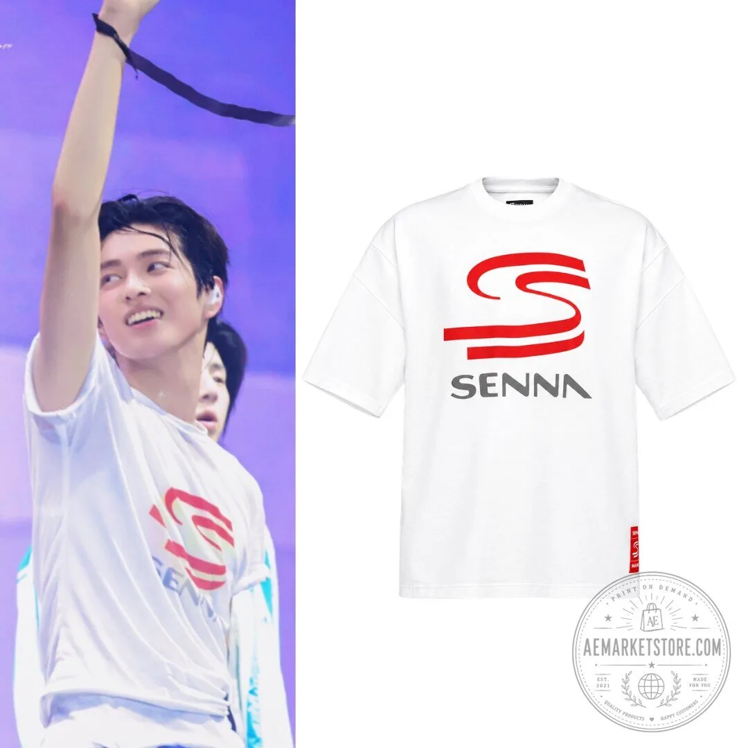Cortis Keonho Singapore F1 Motion White Senna T Shirt