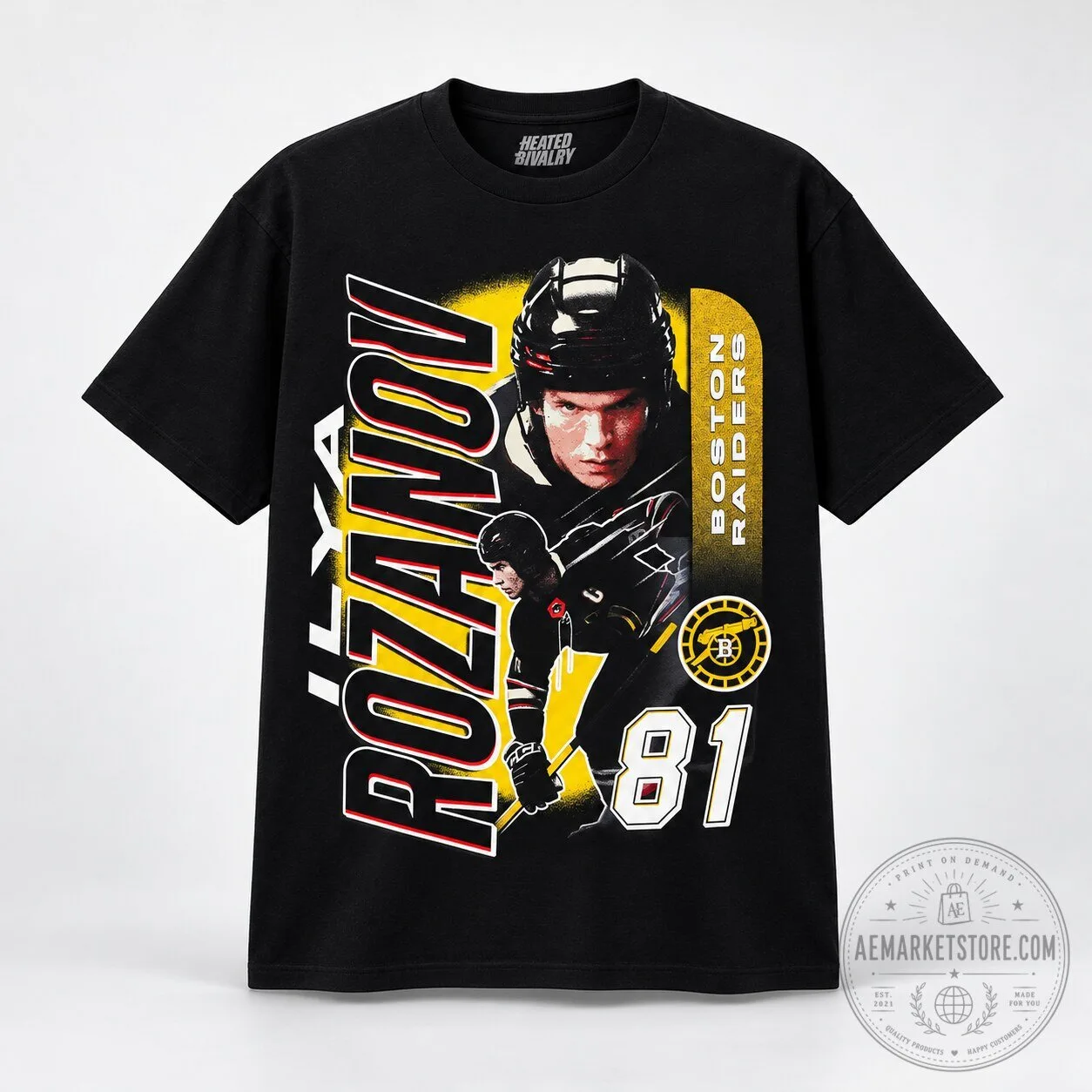 Ilya Rozanov Heated Rivalry Boston Raiders 81 Hockey T Shirt 4 Ilya Rozanov Heated Rivalry Boston Raiders 81 Hockey T Shirt