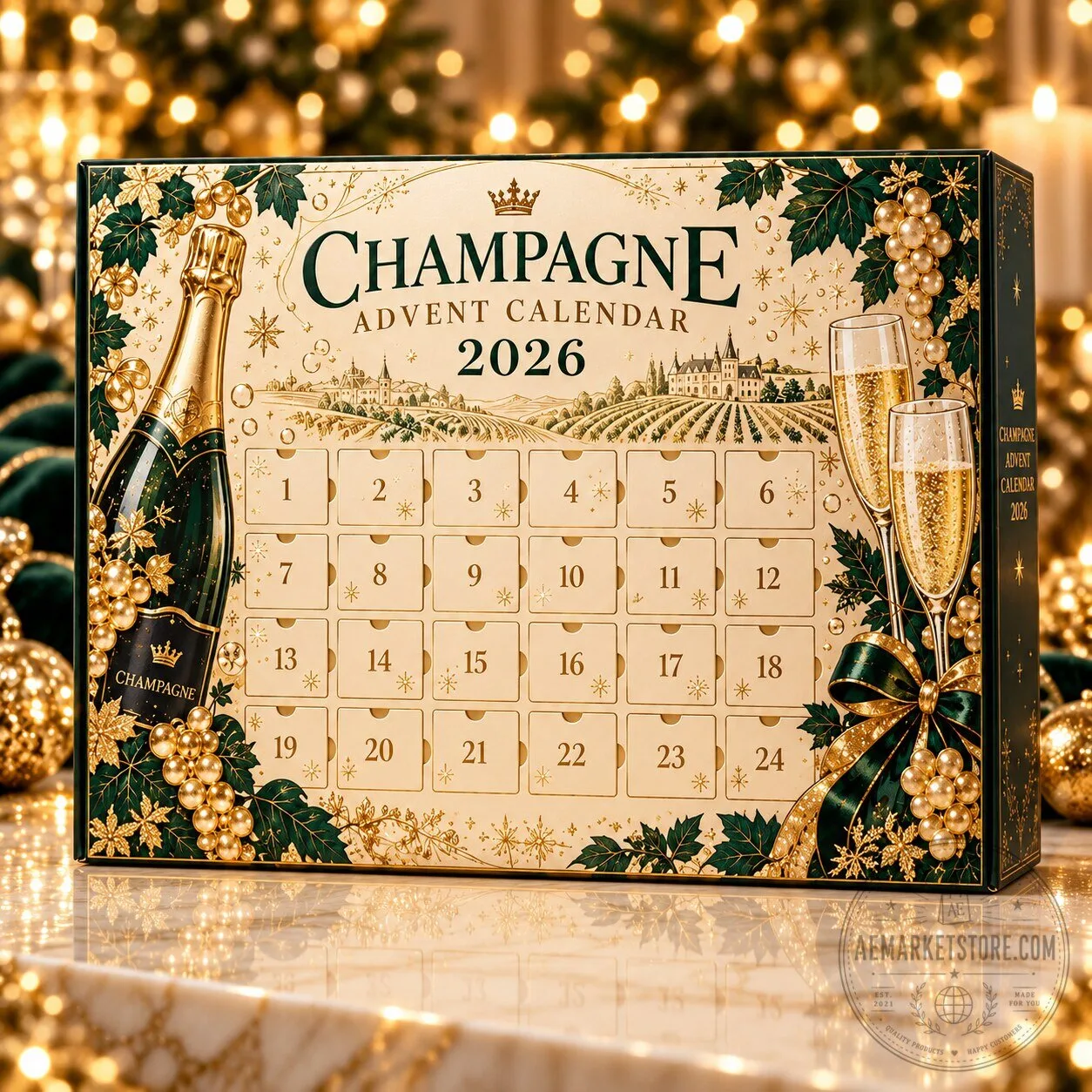 Champagne Advent Calendar 2026 24 Days Christmas Countdown 9 Champagne Advent Calendar 2026 24 Days Christmas Countdown