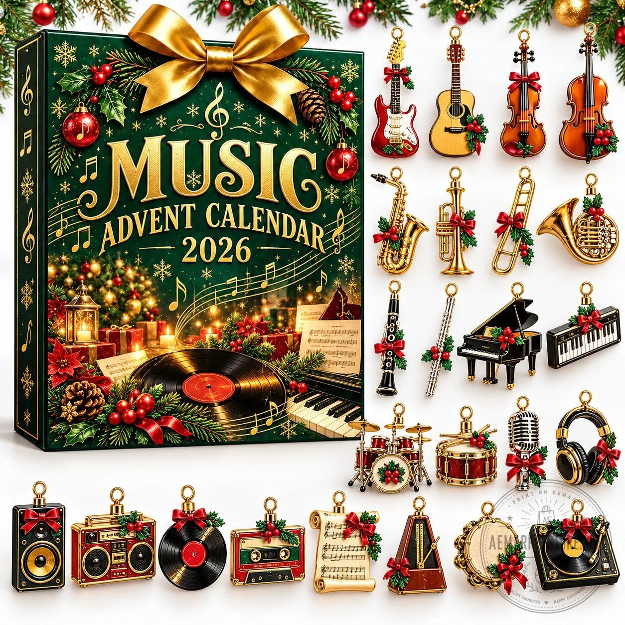 Music Advent Calendar 2026 24 Days Christmas Countdown