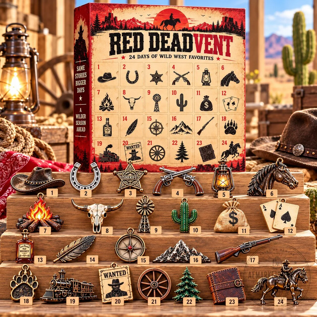 Red Dead Redemption Advent Calendar 2026 Wild West Christmas Countdown
