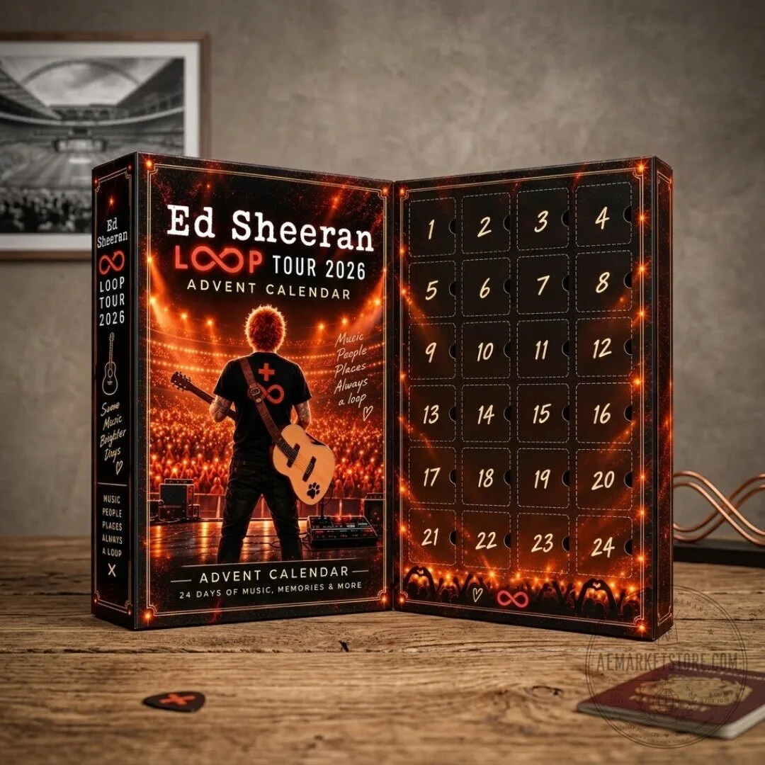 Ed Sheeran Loop Tour 2026 Advent Calendar 24 Days 9 Ed Sheeran Loop Tour 2026 Advent Calendar 24 Days