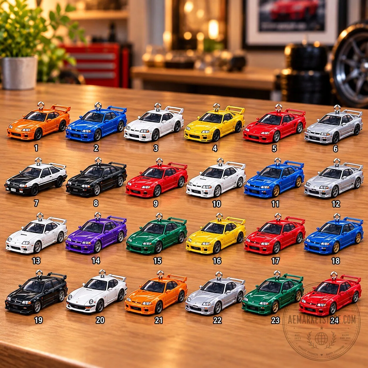 JDM Legends Advent Calendar Zenkai 2D Acrylic Cars Christmas Countdown 8 JDM Legends Advent Calendar Zenkai 2D Acrylic Cars Christmas Countdown