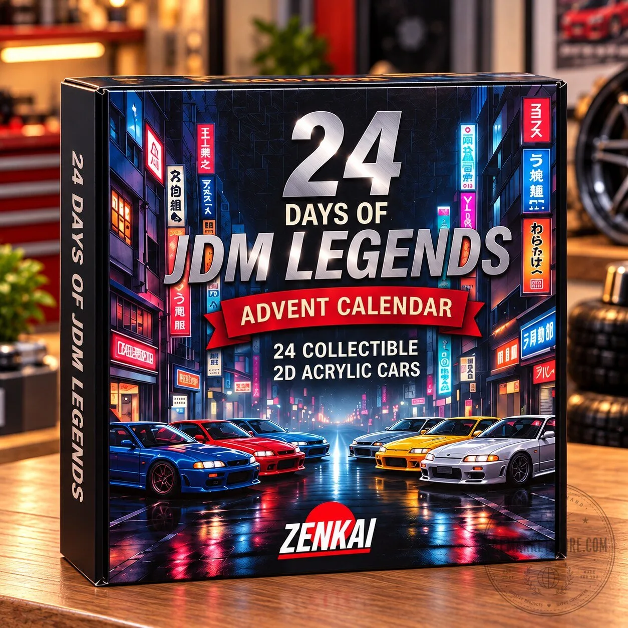 JDM Legends Advent Calendar Zenkai 2D Acrylic Cars Christmas Countdown 9 JDM Legends Advent Calendar Zenkai 2D Acrylic Cars Christmas Countdown