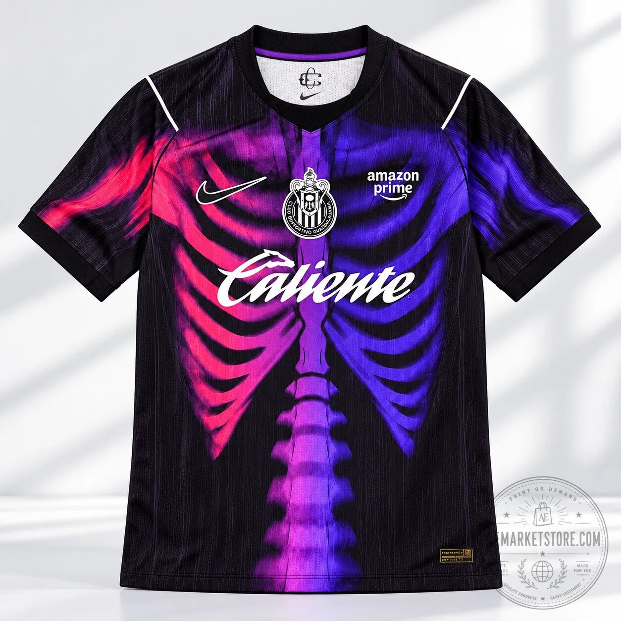 Chivas x Nike Dia de Muertos 2026 4th Kit Soccer Jersey