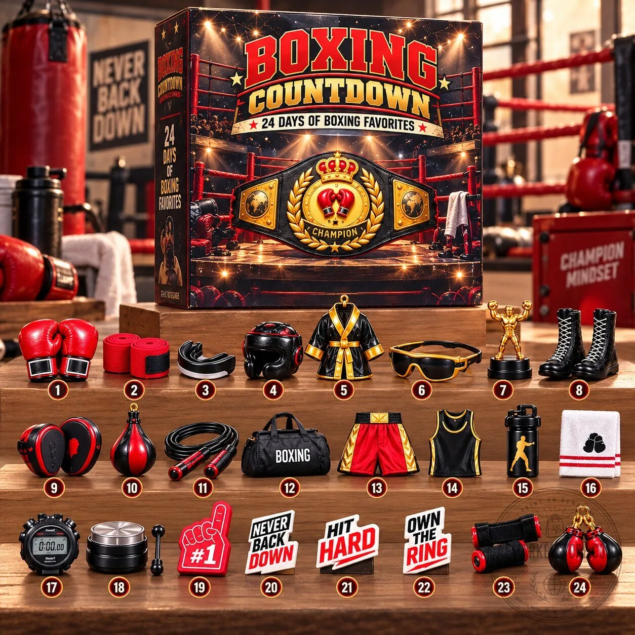 Boxing Advent Calendar 24 Days Countdown