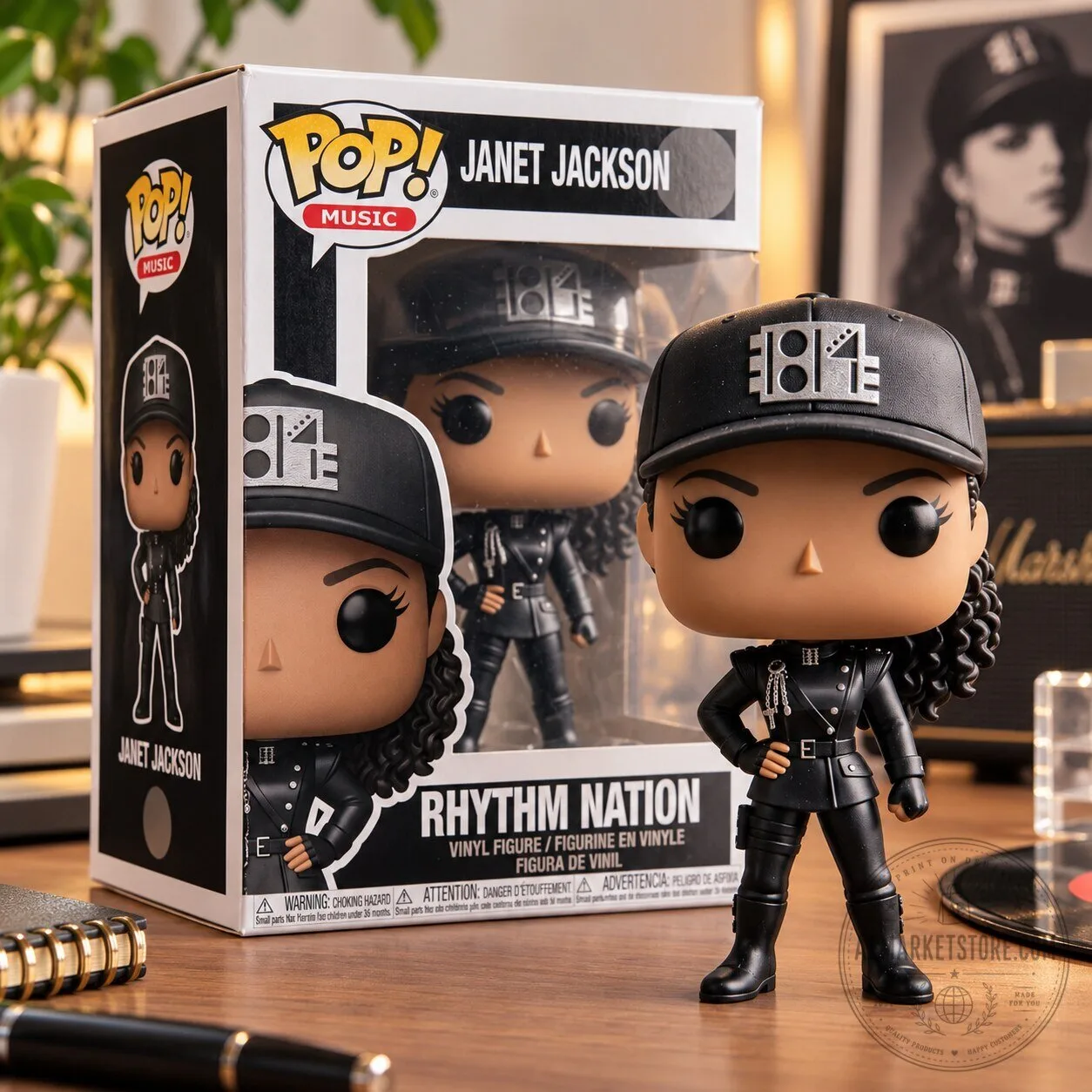 Funko Pop Music Janet Jackson Rhythm Nation Vinyl Figure Collectible
