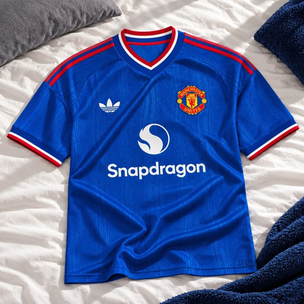 Manchester United Blue Third Soccer Jersey Manchester United Blue Third Soccer Jersey