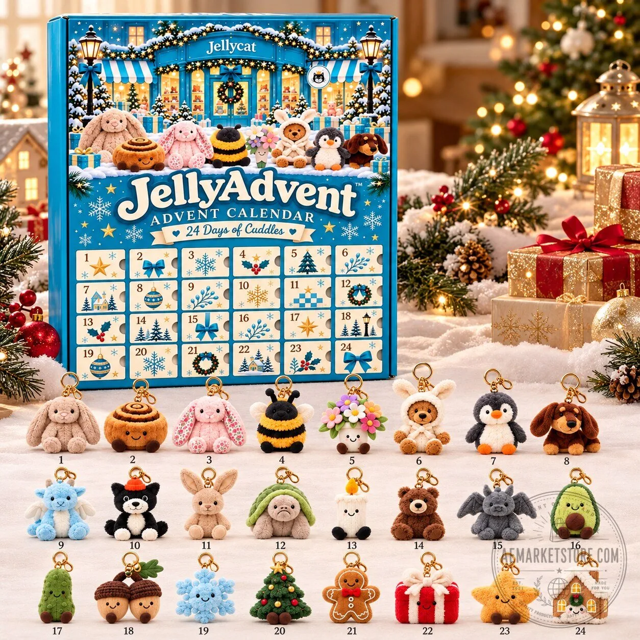 Jellycat Advent Calendar 2026 Christmas Countdown