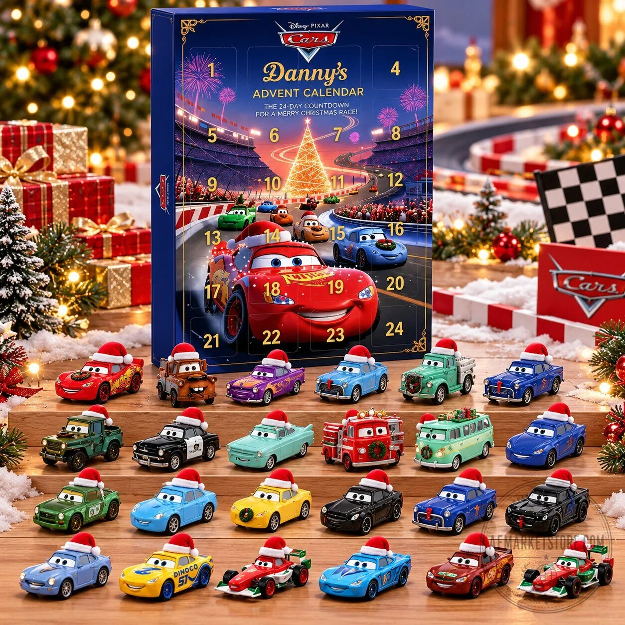 Disney Pixar Cars Advent Calendar Christmas Countdown