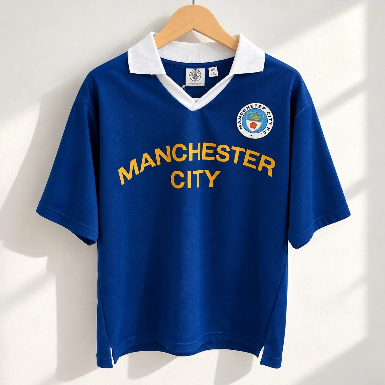 Manchester City Vintage Blue Polo Jersey