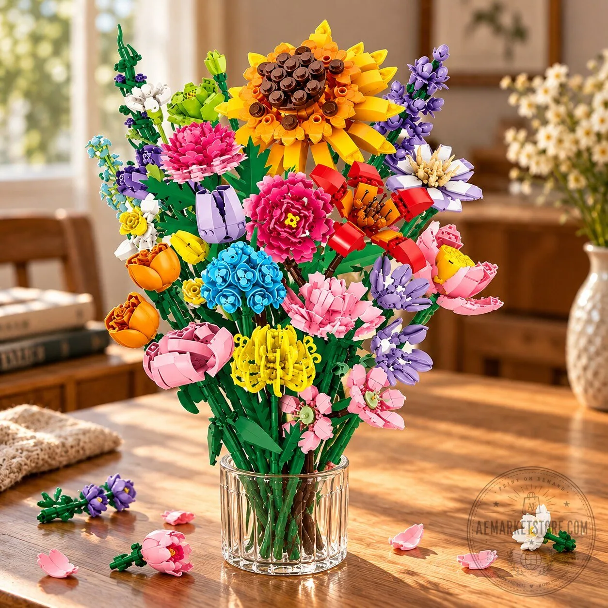 Sunflower Advent Calendar 24 Days Christmas Flower Bouquet Building Blocks Countdown Toy Gift 8 Sunflower Advent Calendar 24 Days Christmas Flower Bouquet Building Blocks Countdown Toy Gift