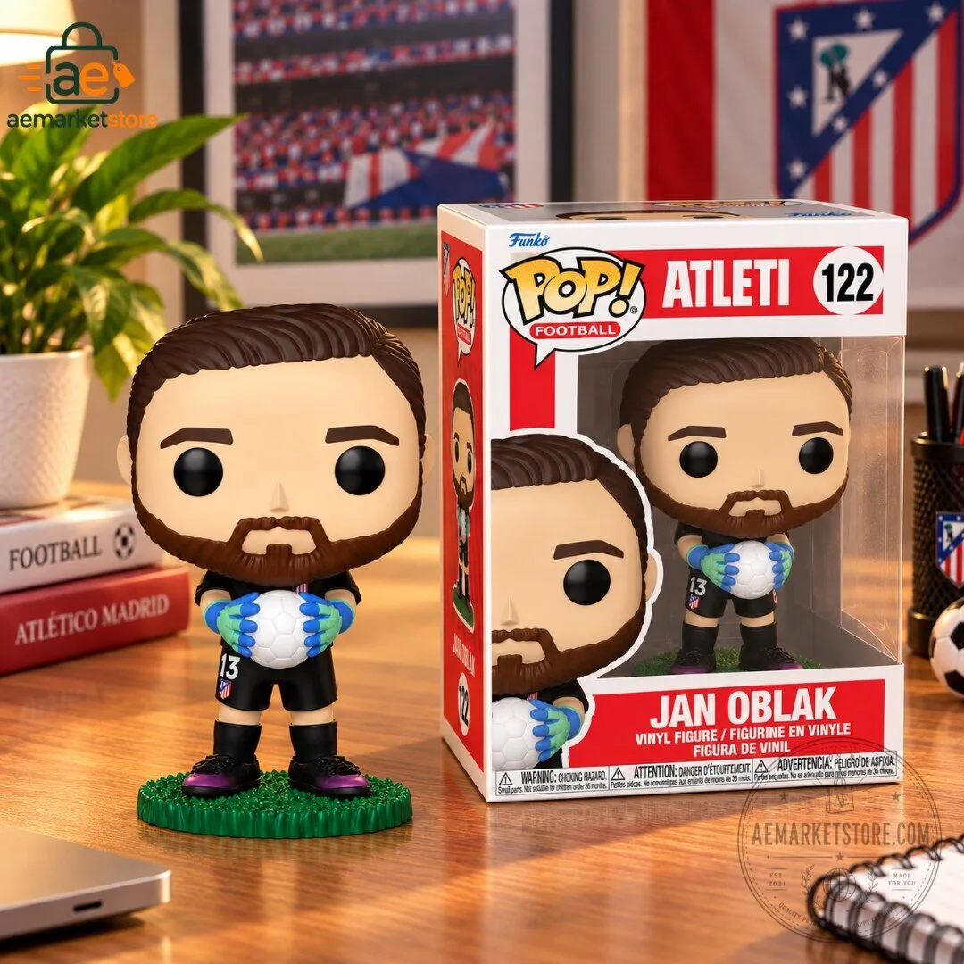 Funko Pop Football Atleti 122 Jan Oblak Vinyl Figure