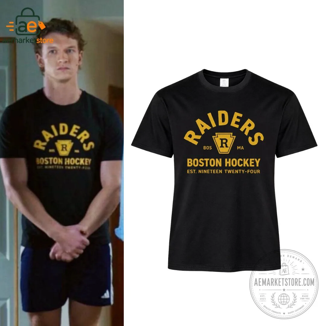 Heated Rivalry Connor Storrie Raiders Boston Hockey T Shirt