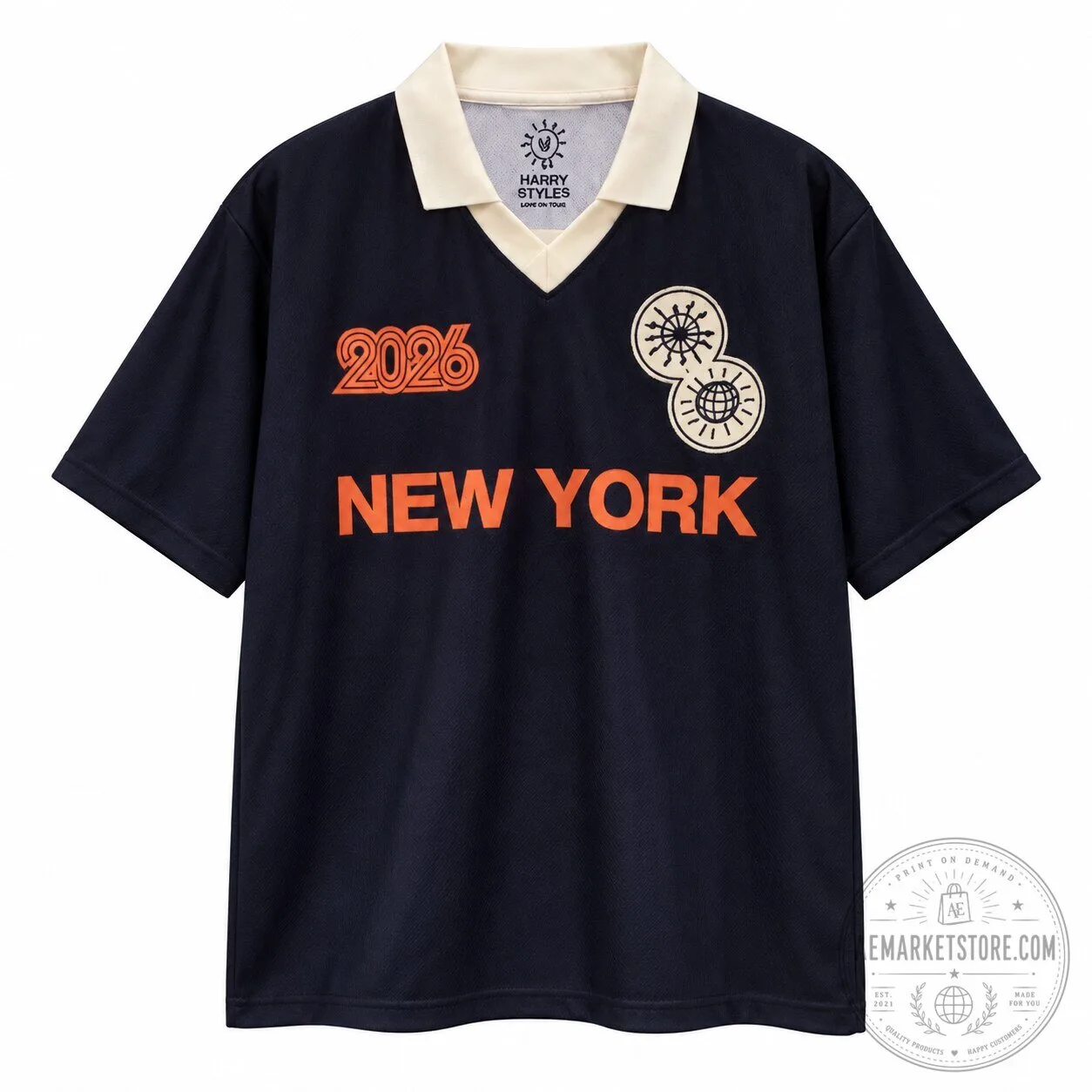 Harry Styles Love On Tour 2026 New York Polo Jersey Together Together Concert Merch